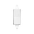 Tresco Lighting Tresco Lighting TCWLD.1WAL.WH Remote Series Deco Wall Dimmer; White TCWLD.1WAL.WH